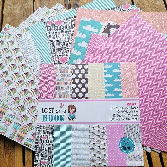 scrapbooking material patterned paper