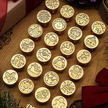 Christmas themed Mini Wax Seal Stamp head