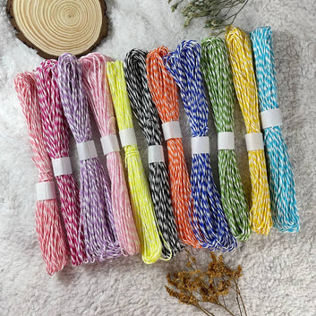 Multi-Coloured Twisted Paper Rope