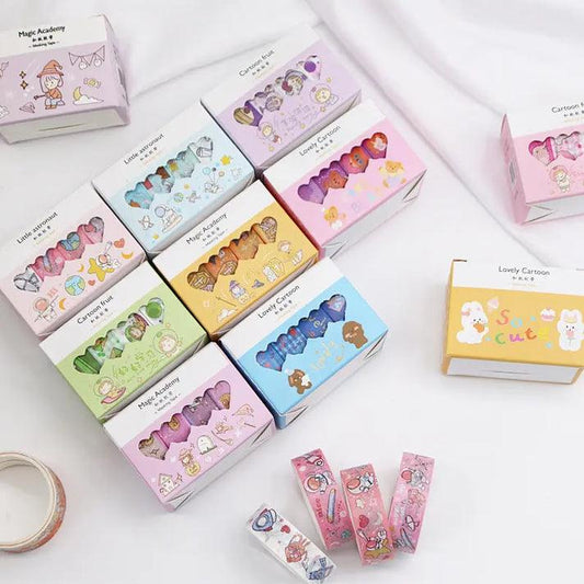 Kawaii Lovely Cartoon Washitape box