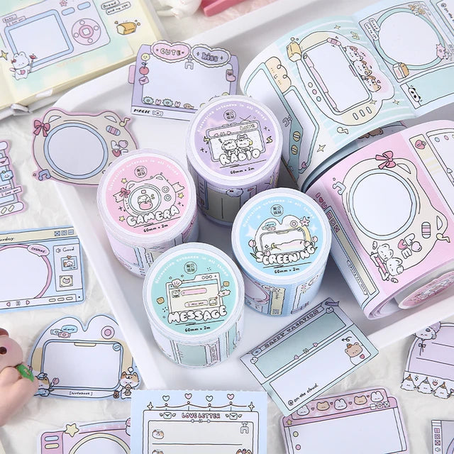 Cute Tearable Writing Frame Washi Tape