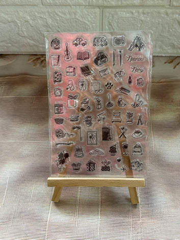 Clear silicone Stamp