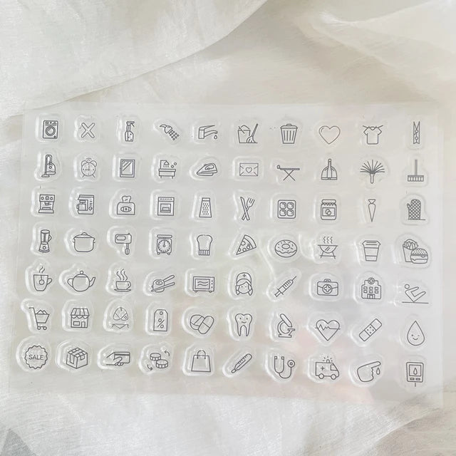 Clear silicone Stamp