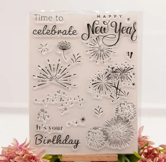 Clear silicone stamp