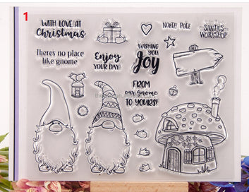 Clear silicone stamp