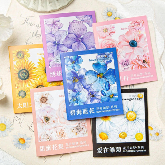 Watercolor Flower Stickers