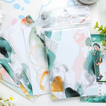 Watercolor Fantasy Scrapbooking Paper