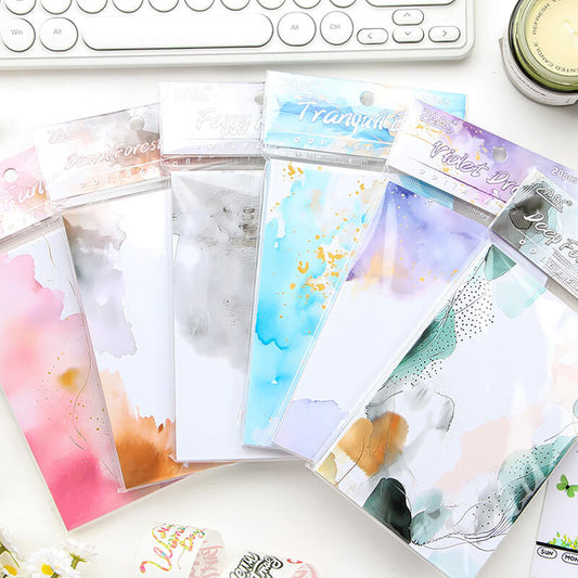 Watercolor Fantasy Scrapbooking Paper