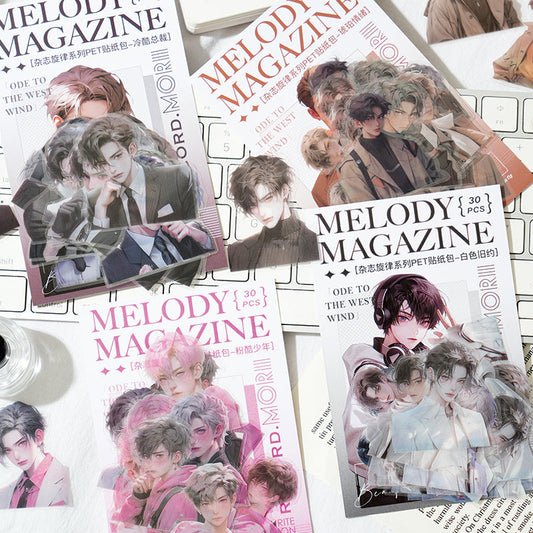 Magazine Melody Series Pet Sticker