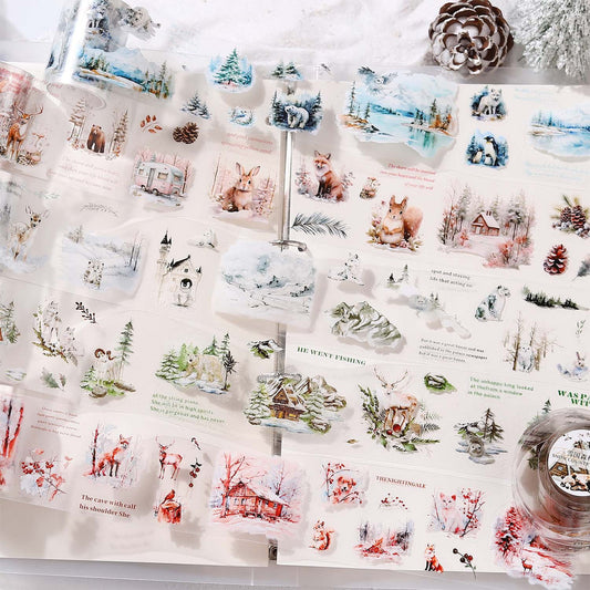 Pre-cut Snow Country Forest Series Pet Tape