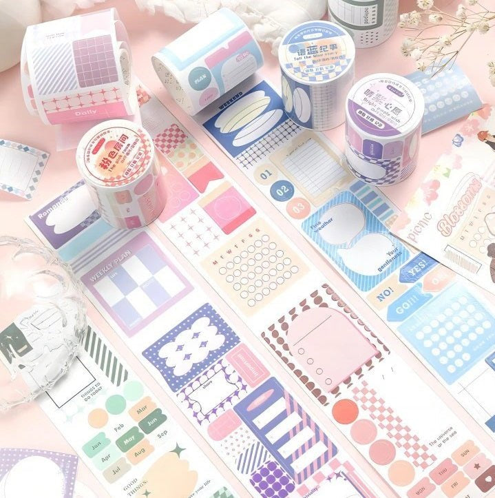 Korean die-cutting writable tape - Journal Carnival