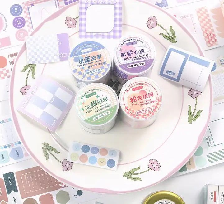 Korean die-cutting writable tape - Journal Carnival