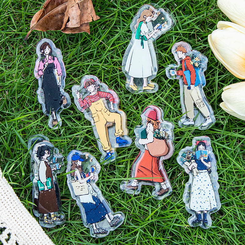 Acrylic Character Journal Clips - Journal Carnival