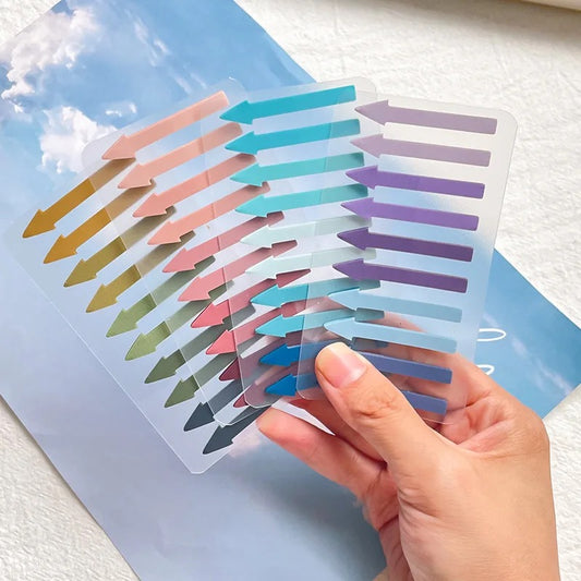 Arrow Shaped translucent Sticky notes