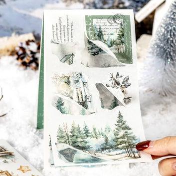 Winter Snow Collection Series Sticker Book