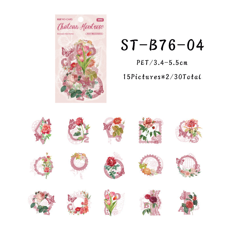 Romantic bud series sticker - Journal Carnival