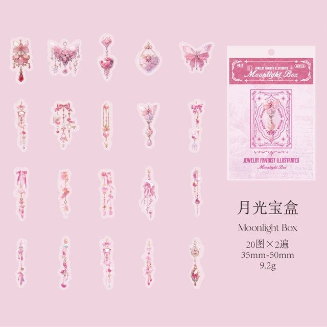 Jewellery Fantasy Series Stickers - Journal Carnival