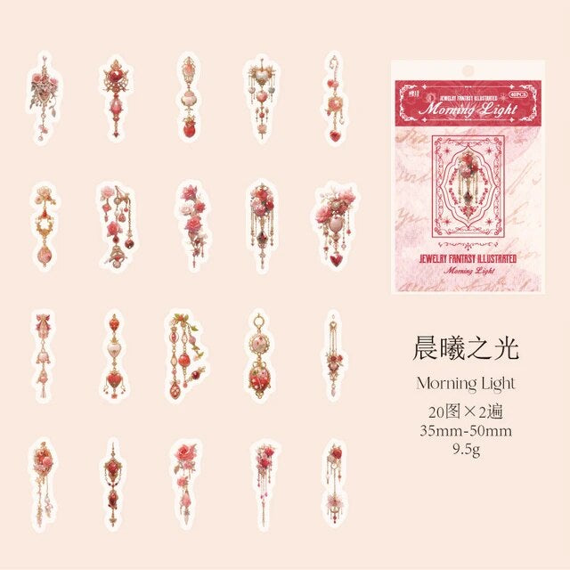 Jewellery Fantasy Series Stickers - Journal Carnival