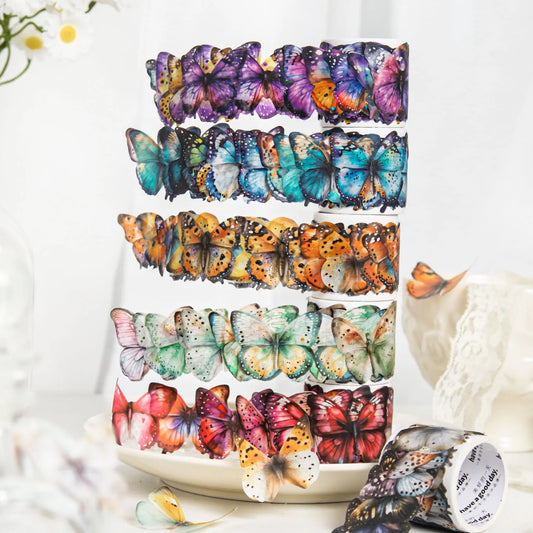 Handmade butterfly series washi tape