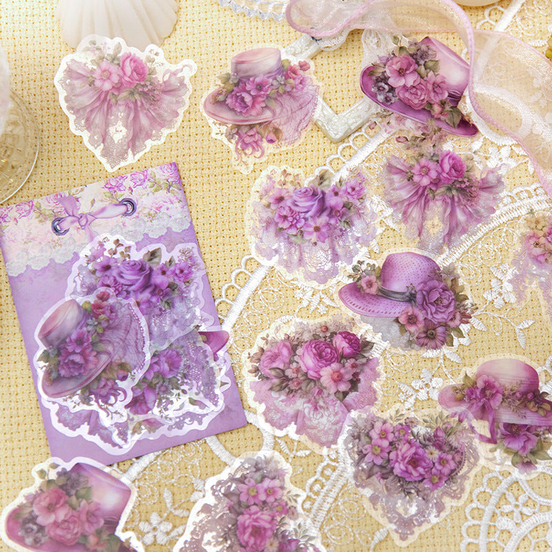 floral afternoon filled with fragrance series PET sticker - Journal Carnival