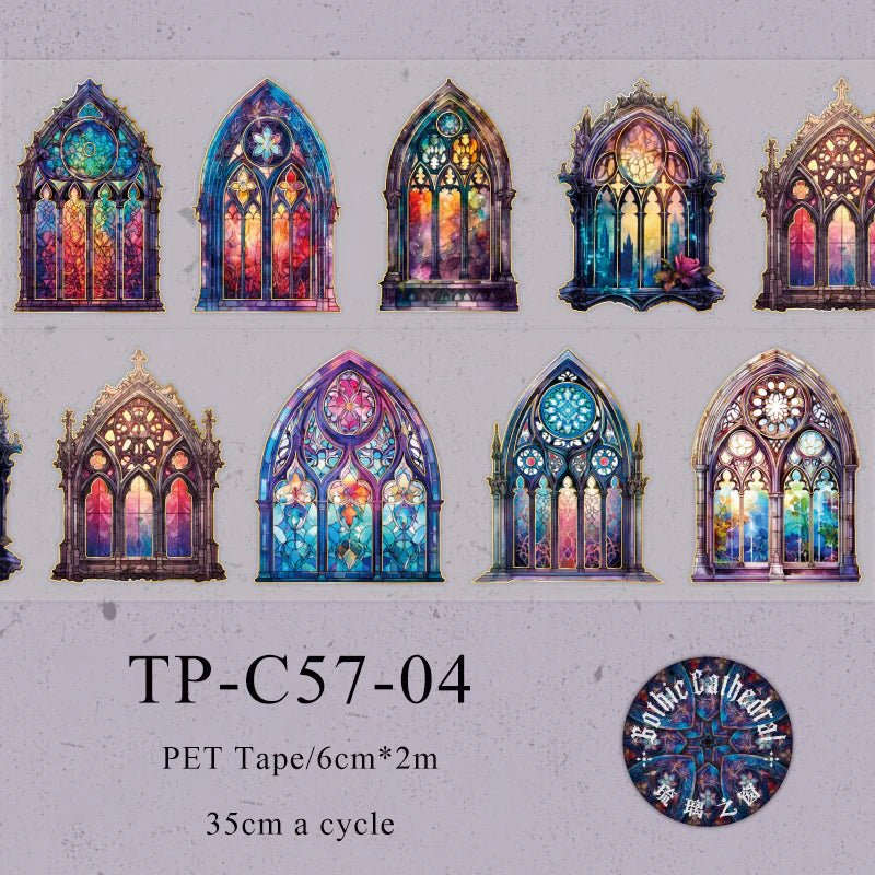 Gothic Church series PET Tape - Journal Carnival