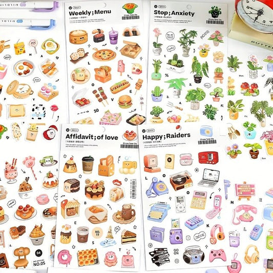 Creative scrapbook stickers