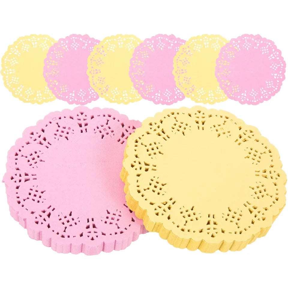 Coloured Doilies Lace Paper - Journal Carnival