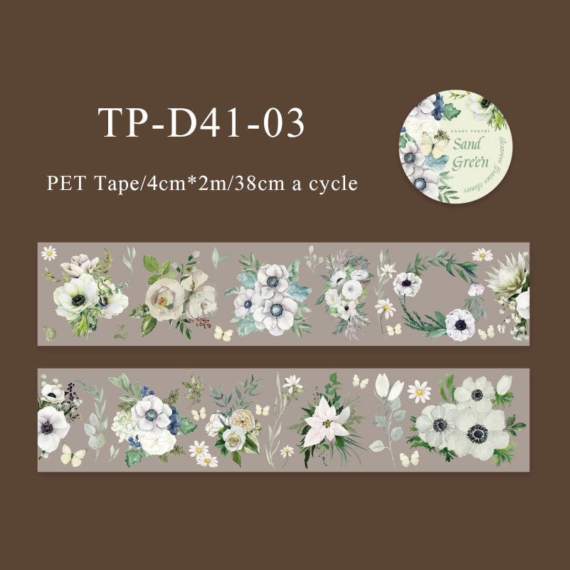 Sleeping Garden Series Pet Tape - Journal Carnival