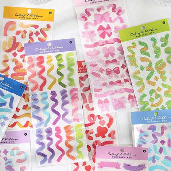 Pet Flower Clear Stickers