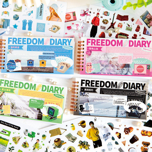 Freedom Diary Series Sticker Book