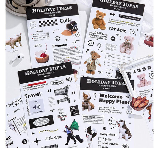 Holiday Plan Series Creative Sticker