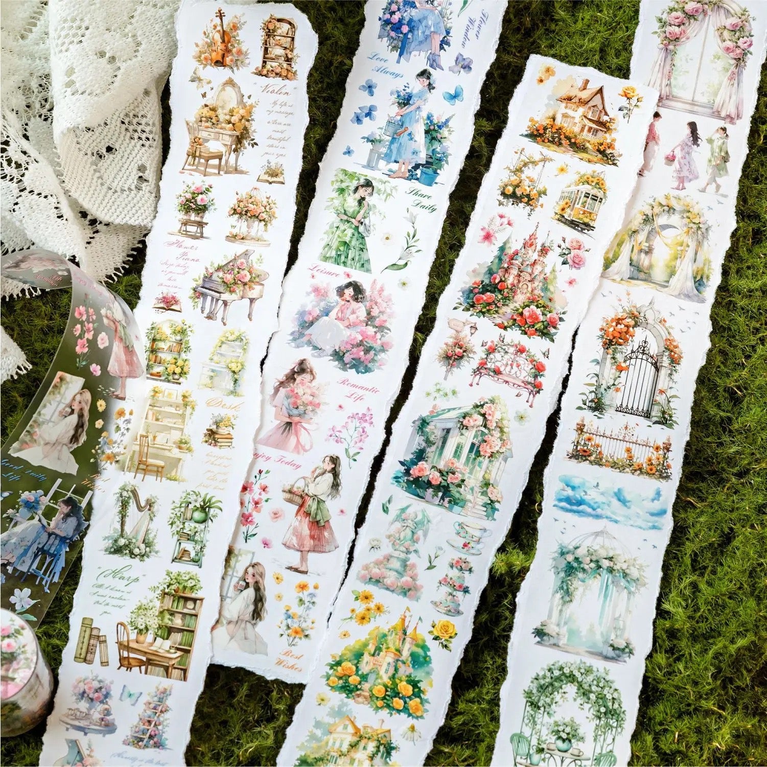 Beautiful Garden Series Fog Pet Tape - Journal Carnival