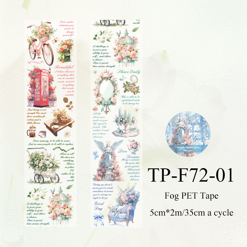 Beautiful Garden Series Fog Pet Tape - Journal Carnival