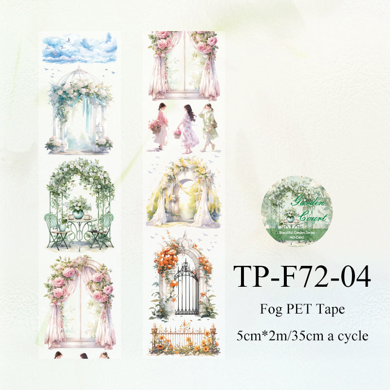 Beautiful Garden Series Fog Pet Tape - Journal Carnival