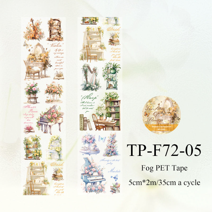 Beautiful Garden Series Fog Pet Tape - Journal Carnival