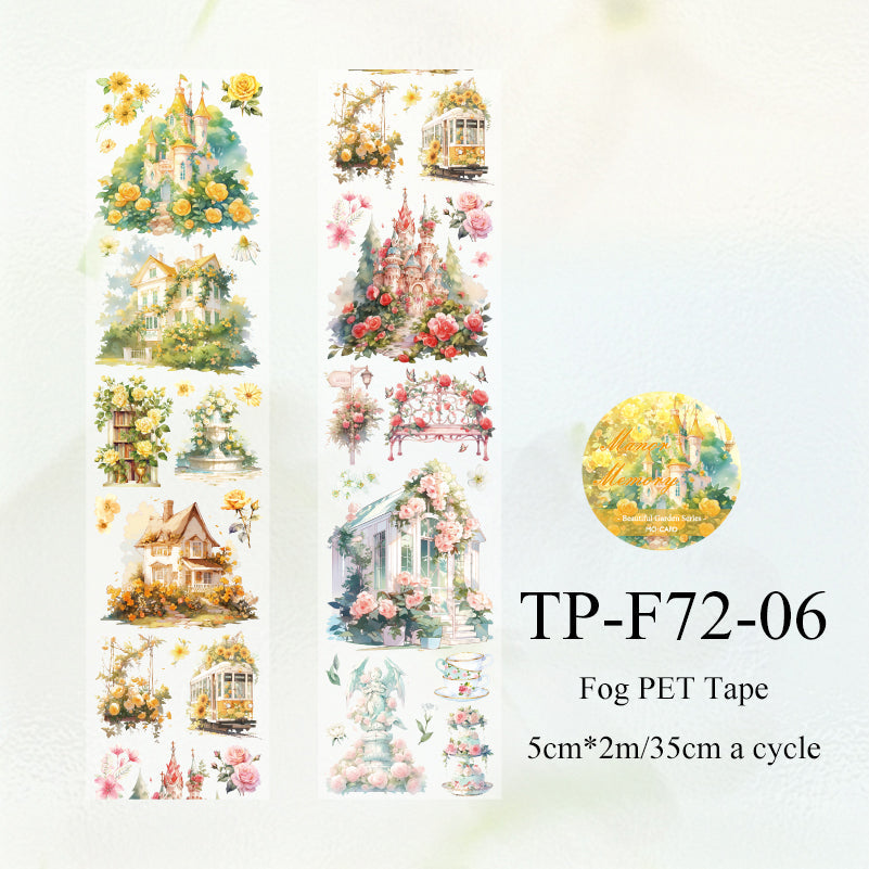 Beautiful Garden Series Fog Pet Tape - Journal Carnival