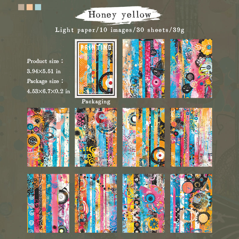 Art Painting Series Scrapbook Paper - Journal Carnival