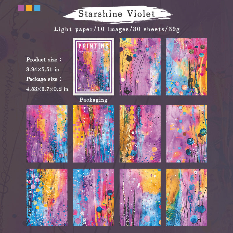 Art Painting Series Scrapbook Paper - Journal Carnival