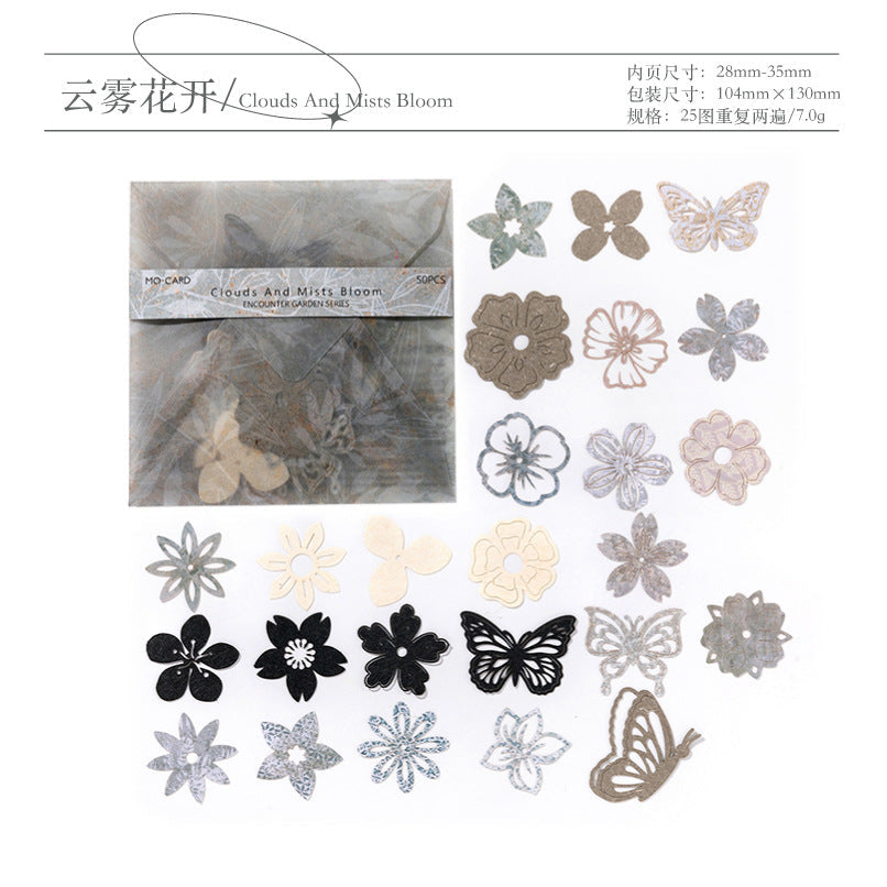 Encounter Garden Series Hollow out Material Paper - Journal Carnival