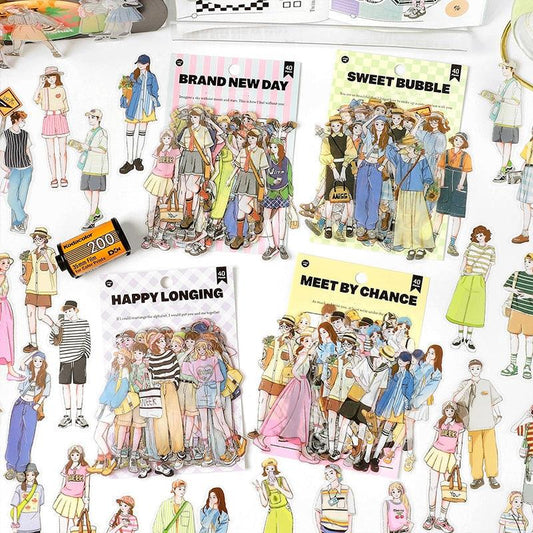 Fashion Girls Series Washi Stickers