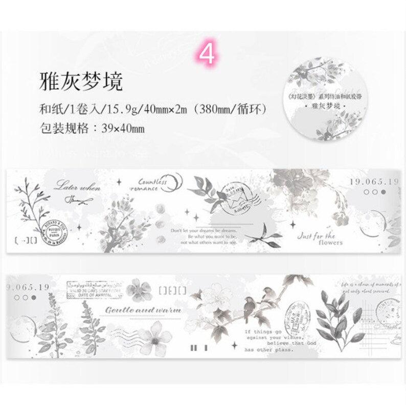 Spring Garden Series Floral Washi Tape