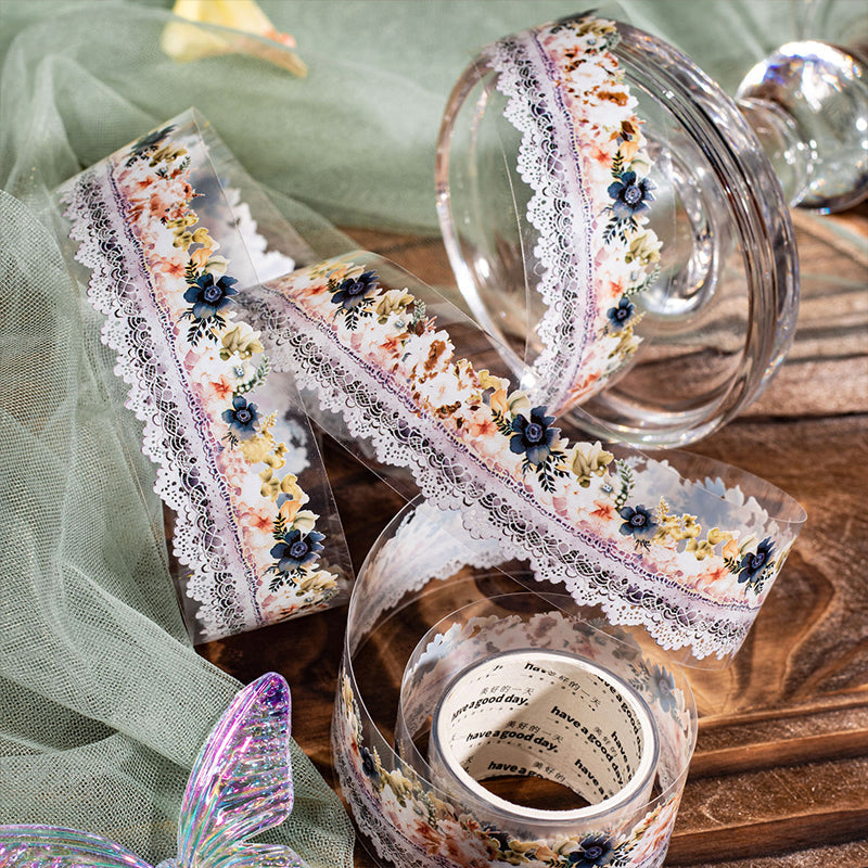 Floral Lace Series Pet Tape - Journal Carnival