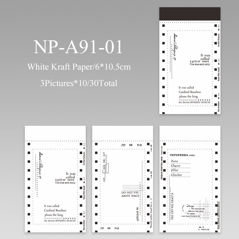 Film Chronicle Series Note Paper - Journal Carnival