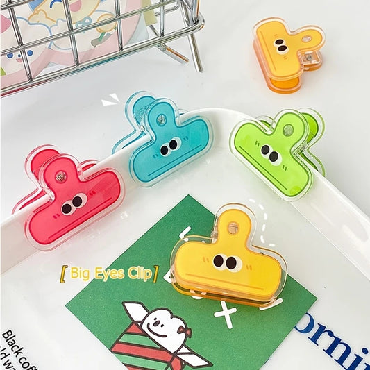 Cute expression eyes Acrylic clip