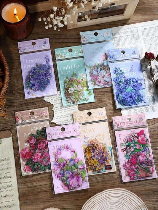 Aesthetic Pet Flower Stickers