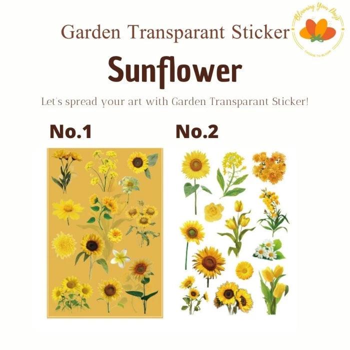 Garden Transparent Stickers - Journal Carnival