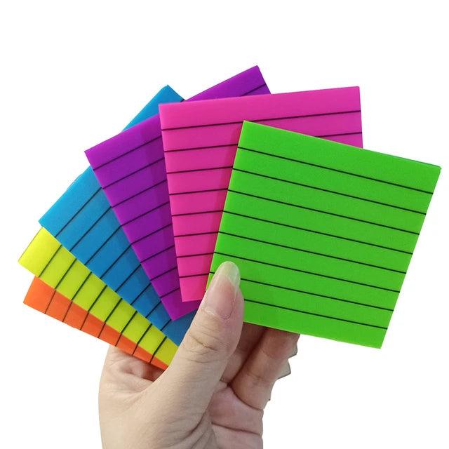 Olive Drab Self-adhesive PET Transparent Sticky Notes