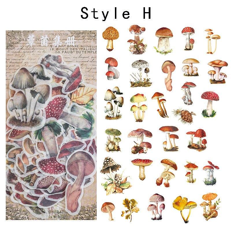 Retro style Journal Stickers - Journal Carnival