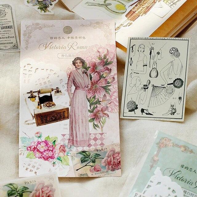 Victorian Romance Series deco stickers - Journal Carnival