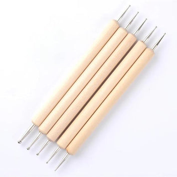 Wooden Dotting Pen Marbleizing Tool